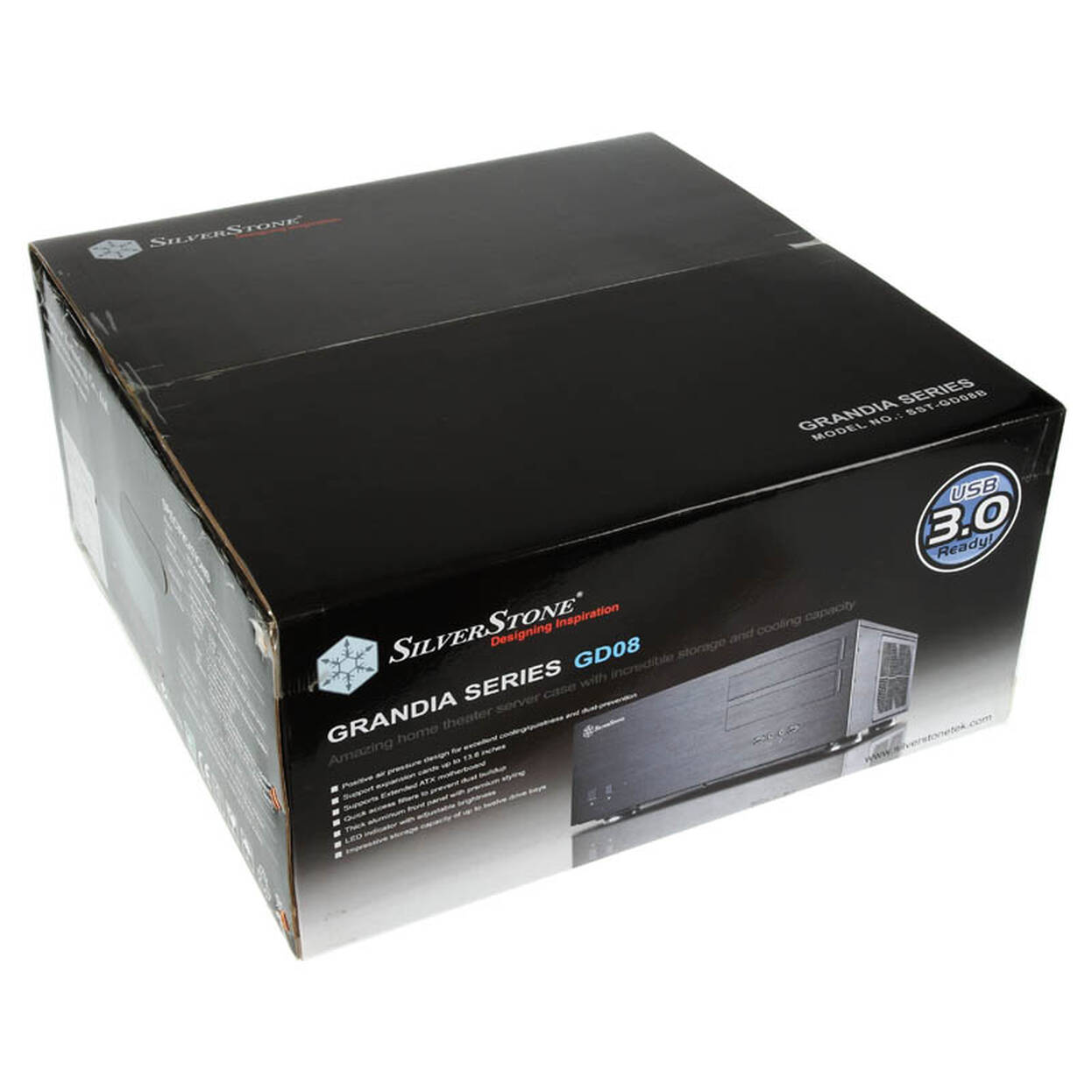 SilverStone SST-GD08B USB 3.0 Grandia Desktop - black