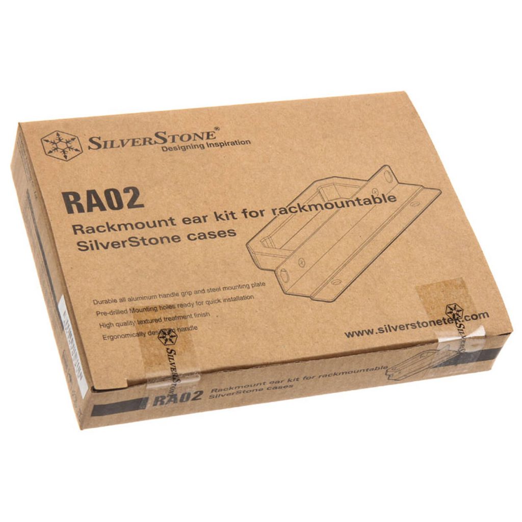 SilverStone RA02 Rackmount Kit for GD07, GD08, GD09 and GD10 - black
