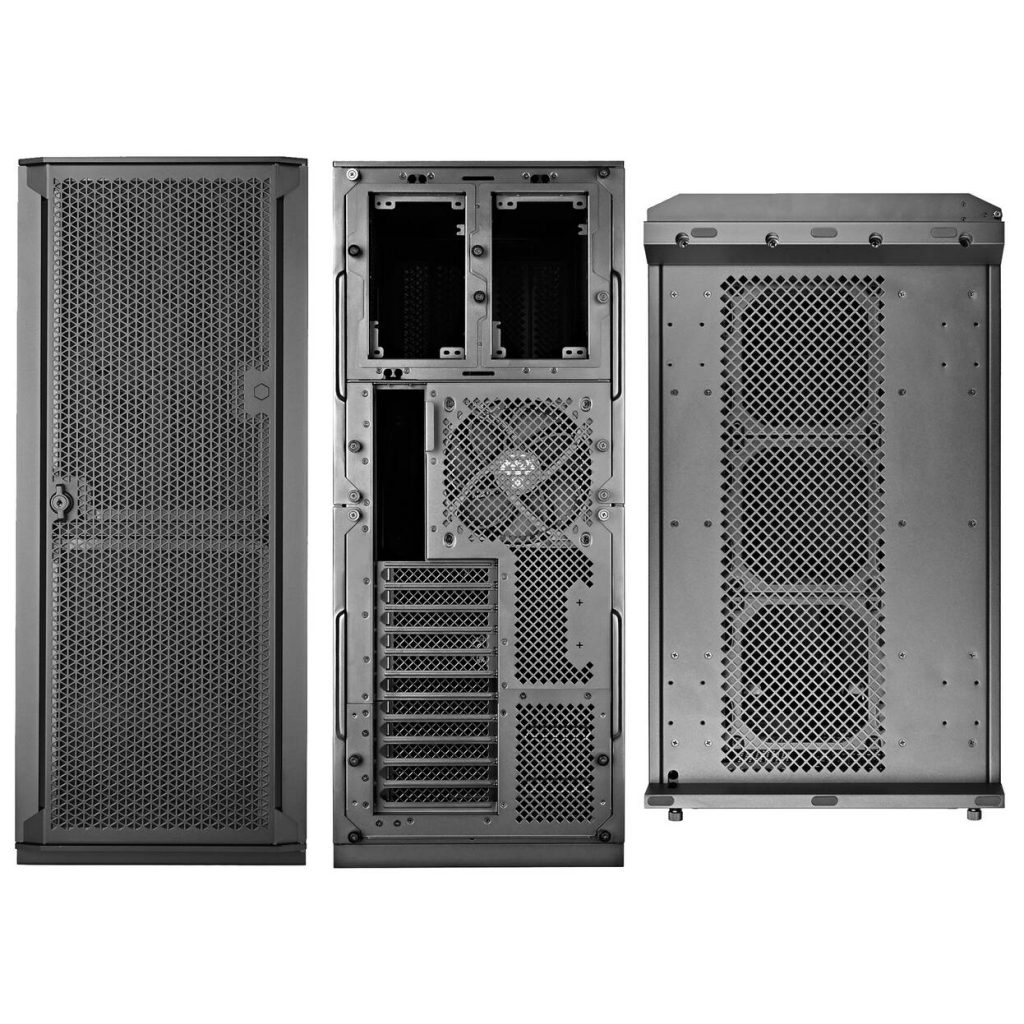 SilverStone ALTA D1 Server PC Case, Full Tower, SSI-EEB - Black