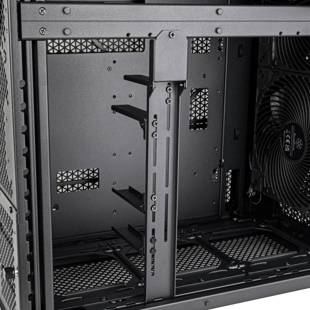SilverStone ALTA D1 Server PC Case, Full Tower, SSI-EEB - Black