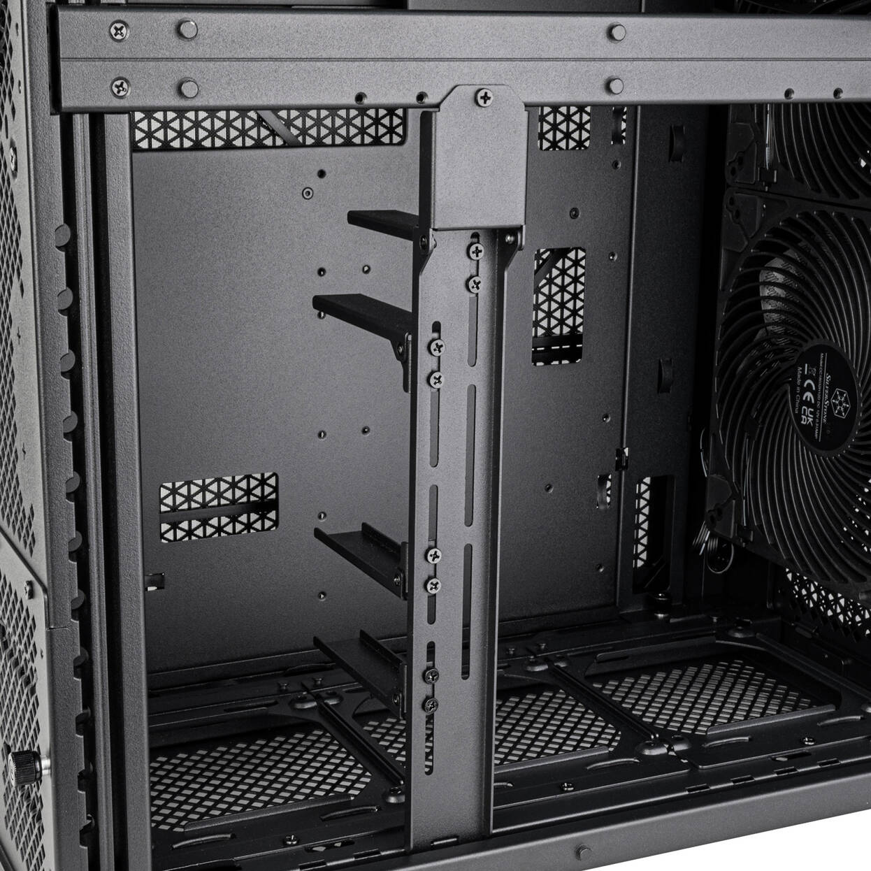SilverStone ALTA D1 Server PC Case, Full Tower, SSI-EEB - Black
