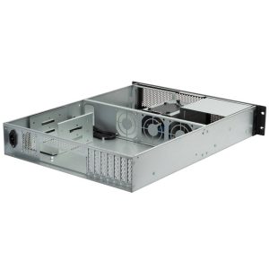 SilverStone RM23-502 Rackmount Server Case, ATX, USB 3.0 - 2U - black