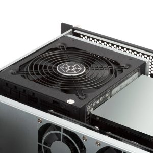 SilverStone RM23-502 Rackmount Server Case, ATX, USB 3.0 - 2U - black
