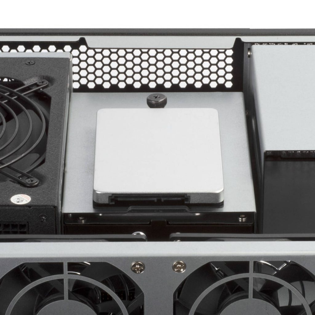 SilverStone RM23-502 Rackmount Server Case, ATX, USB 3.0 - 2U - black