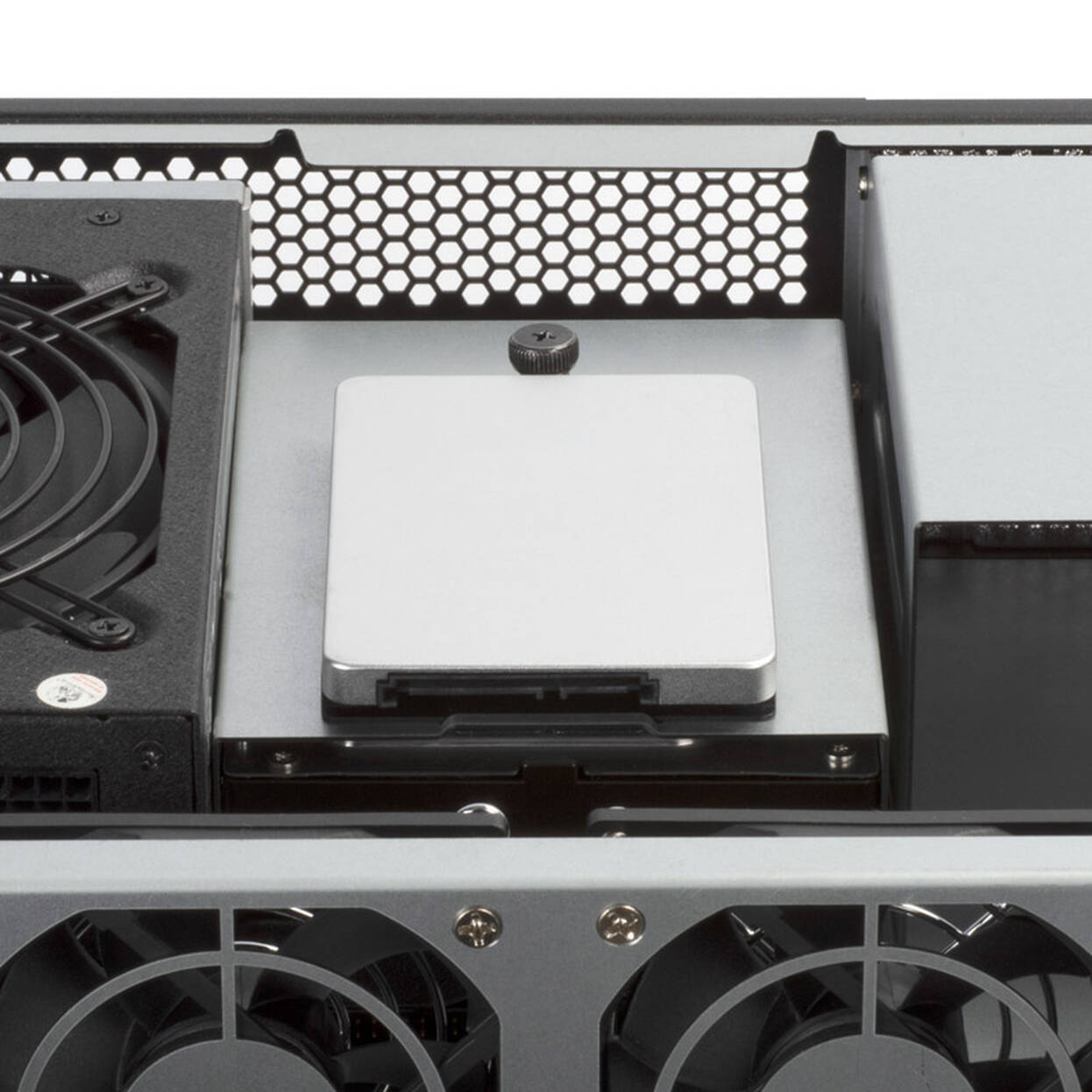 SilverStone RM23-502 Rackmount Server Case, ATX, USB 3.0 - 2U - black