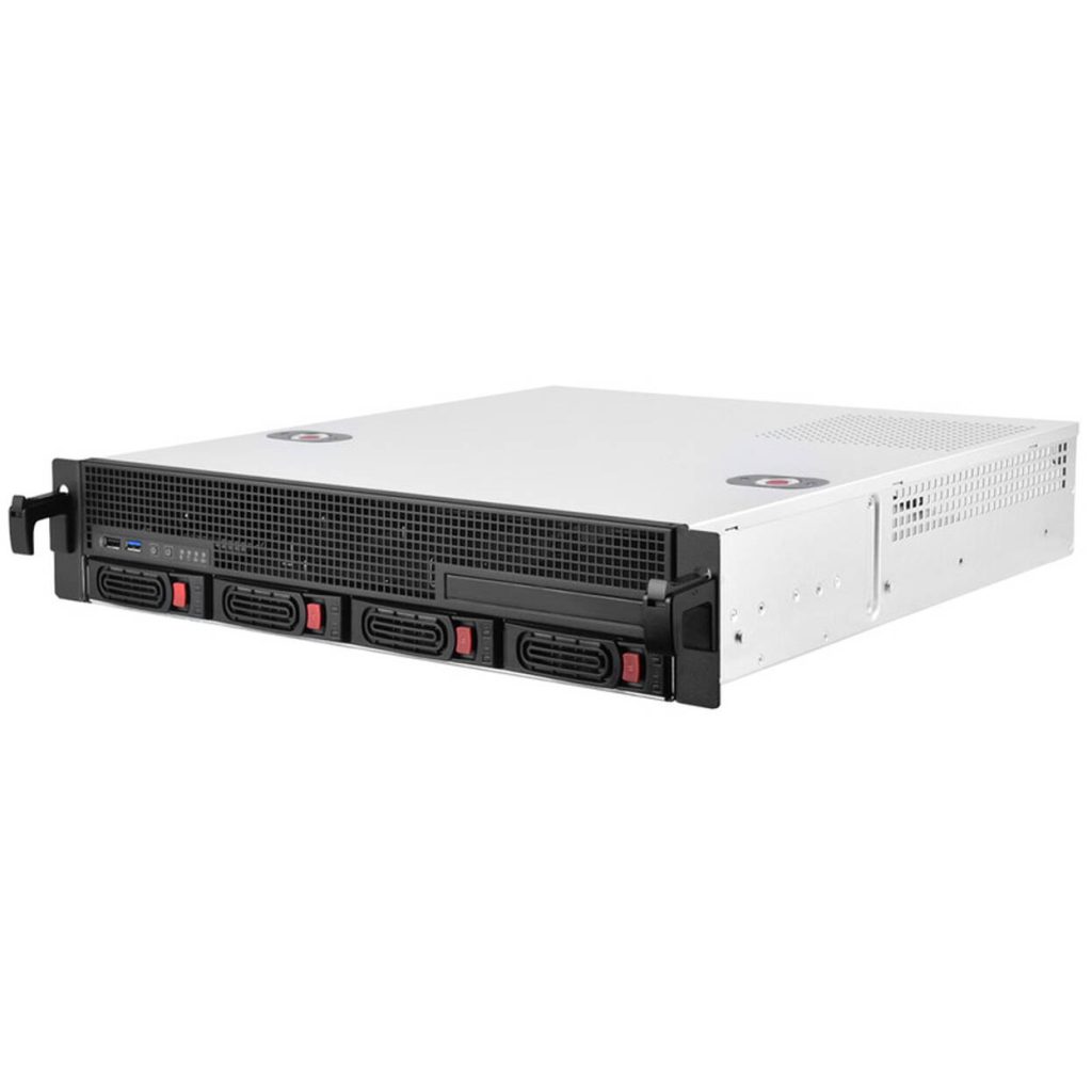 SilverStone RM21-304 Rackmount Server Case, 2U, Micro-ATX - black