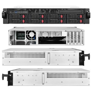SilverStone RM21-308 Rackmount Server Case, 2U, Micro-ATX - black