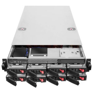 SilverStone RM22-308 Rackmount Server Case, 2U, E-ATX - black