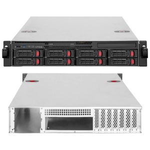SilverStone RM22-308 Rackmount Server Case, 2U, E-ATX - black