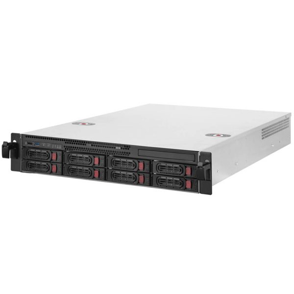 SilverStone RM22-308 Rackmount Server Case, 2U, E-ATX – black