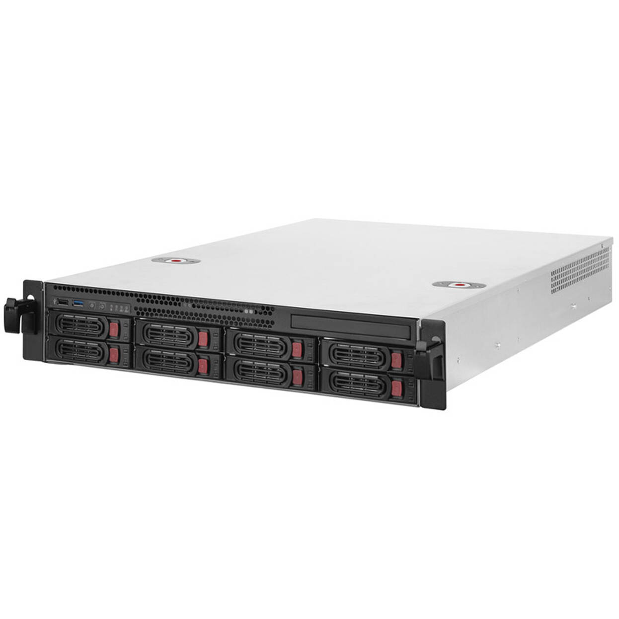 SilverStone RM22-308 Rackmount Server Case, 2U, E-ATX - black