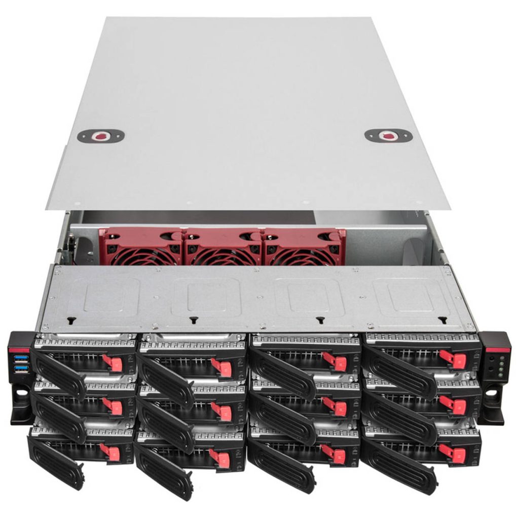 SilverStone RM22-312 Rackmount Server Case, 2U, E-ATX - black