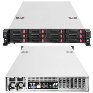 SilverStone RM22-312 Rackmount Server Case, 2U, E-ATX - black