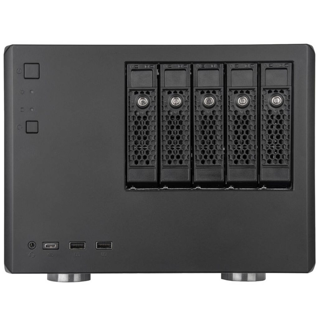 SilverStone SST-CS351B SAS-12G/SATA-6G NAS case with 5 drive bays