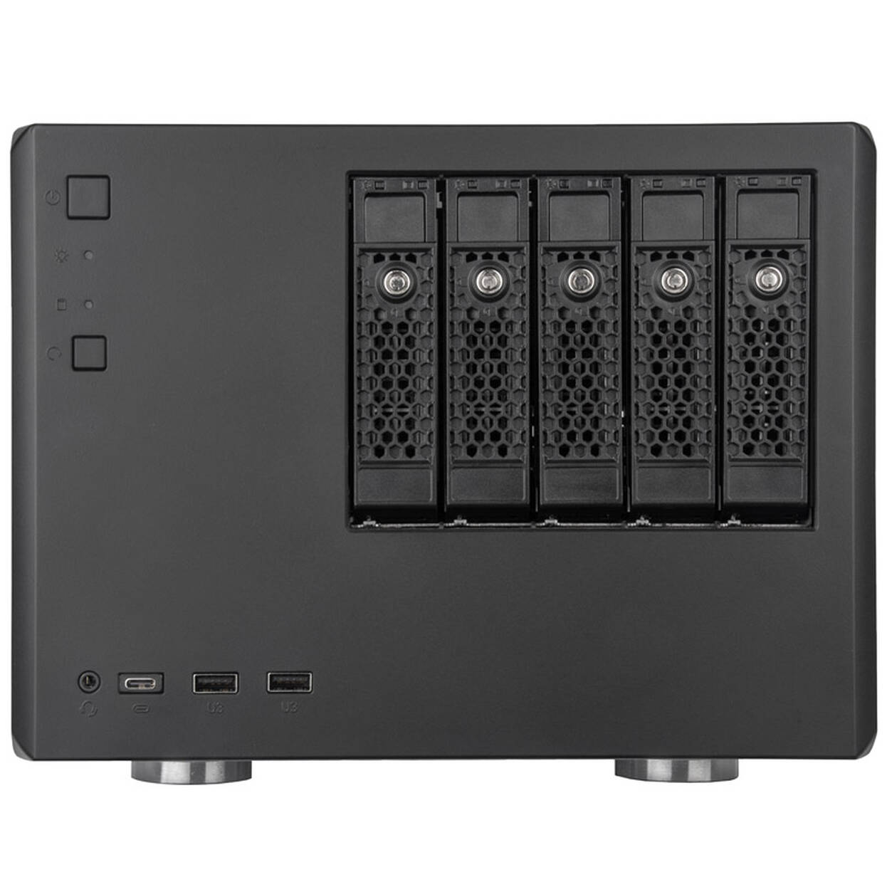 SilverStone SST-CS351B SAS-12G/SATA-6G NAS case with 5 drive bays