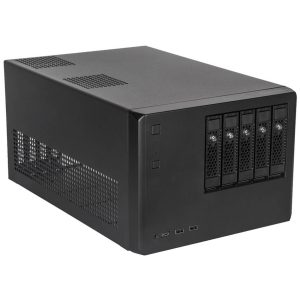 SilverStone SST-CS351B SAS-12G/SATA-6G NAS case with 5 drive bays