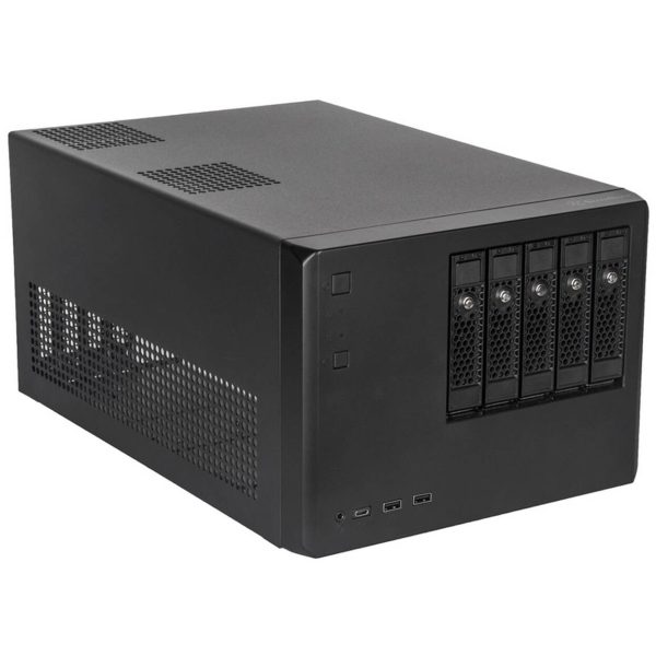 SilverStone SST-CS351B SAS-12G/SATA-6G NAS case with 5 drive bays