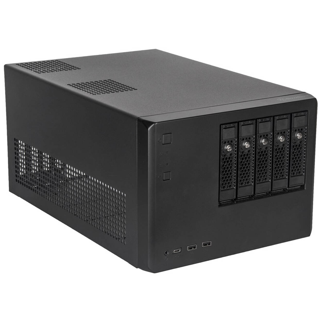 SilverStone SST-CS351B SAS-12G/SATA-6G NAS case with 5 drive bays