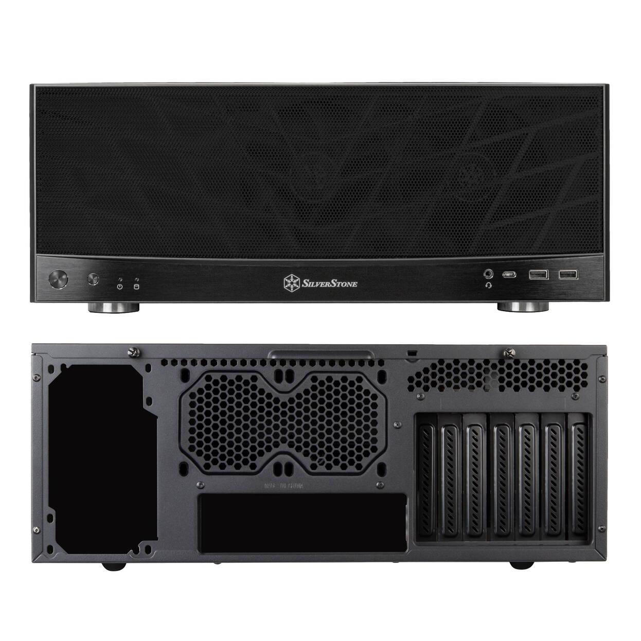 SilverStone SST-GD11B - Grandia Airflow Desktop - black