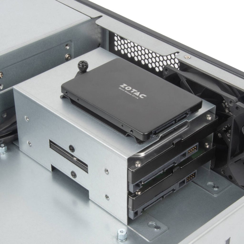 SilverStone SST-RM23-502-MINI - Rackmount Server Case, 2U, Micro-ATX - black