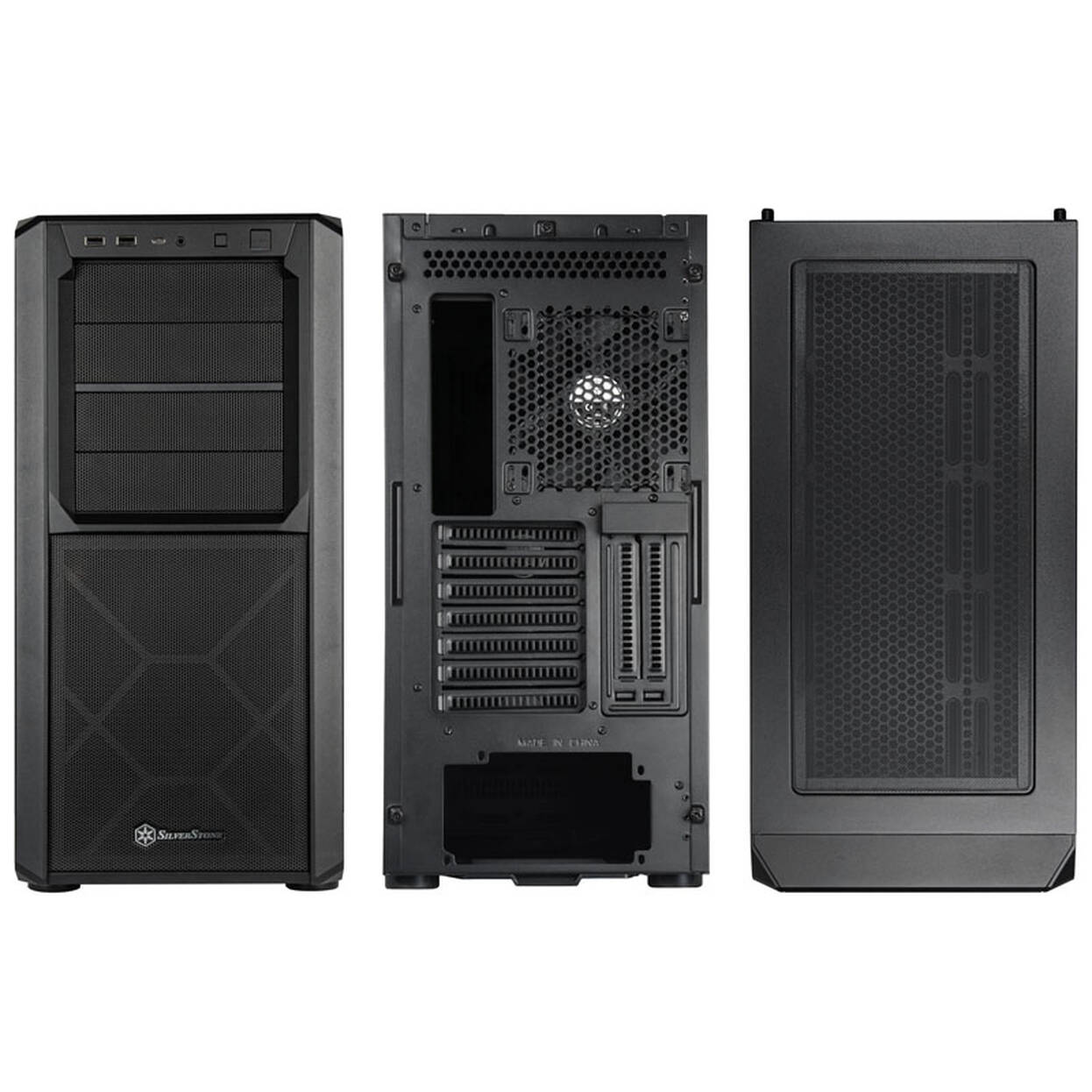 SilverStone SST-SED1-B Seta D1 Mid Tower - Black