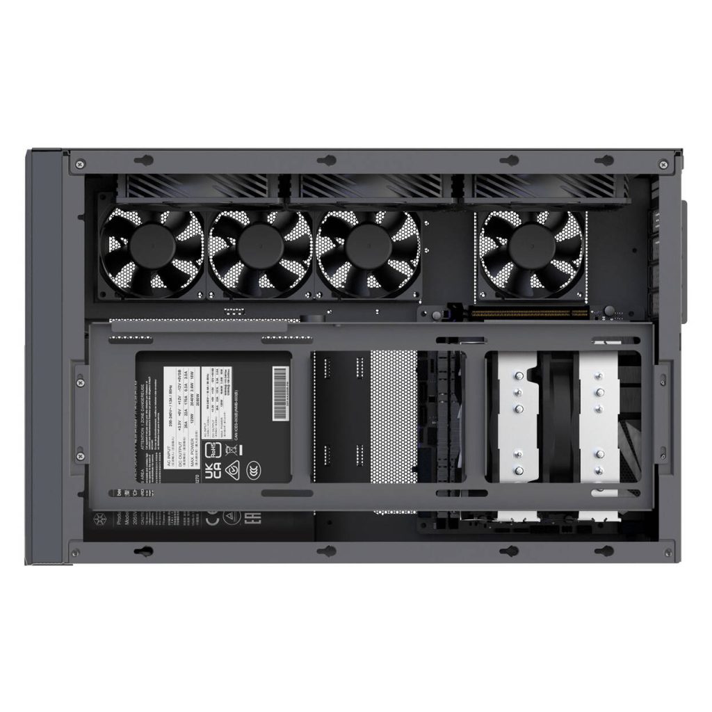 SilverStone SST-SG17B Micro-ATX / Mini ITX case - black : image 7