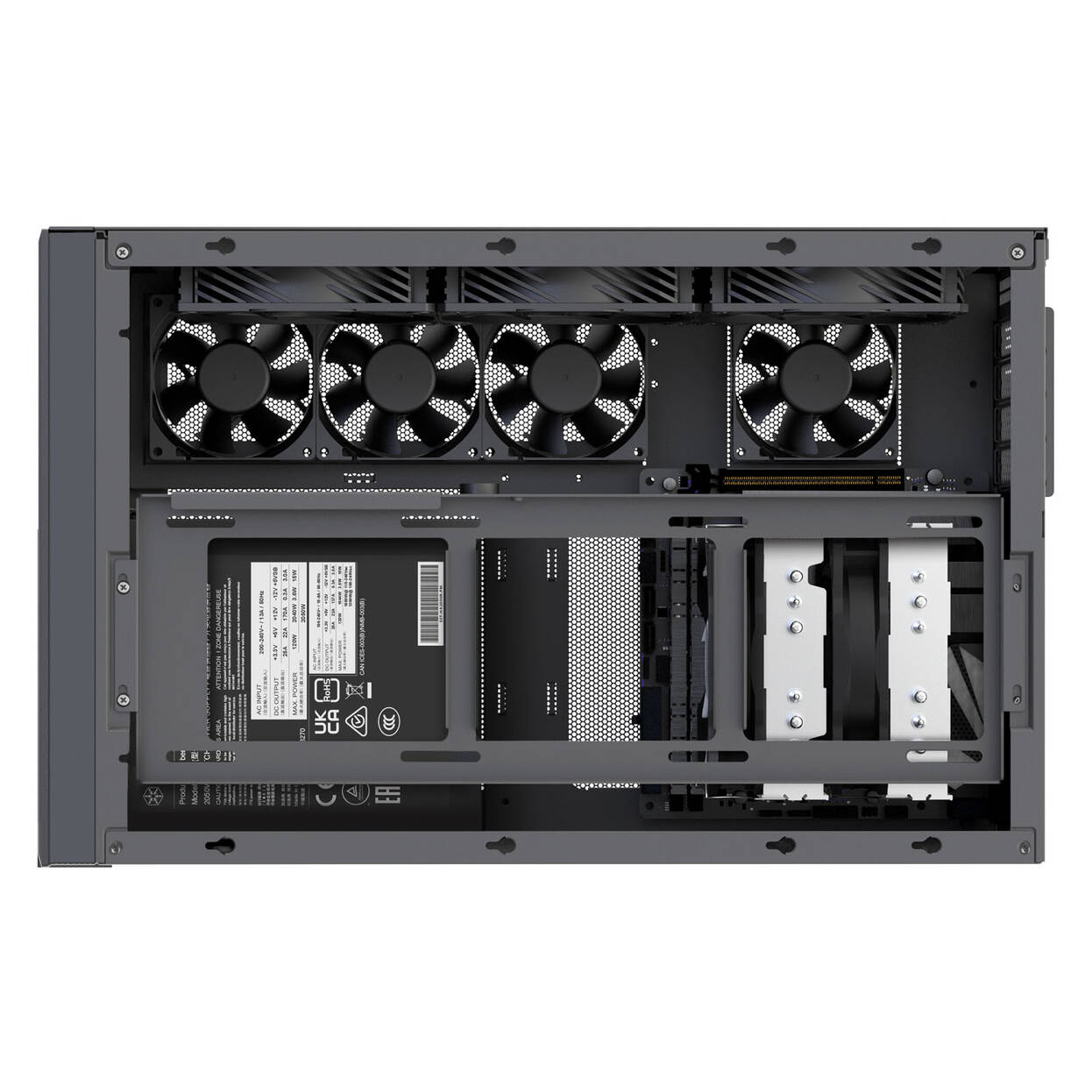 SilverStone SST-SG17B Micro-ATX / Mini ITX case - black : image 7