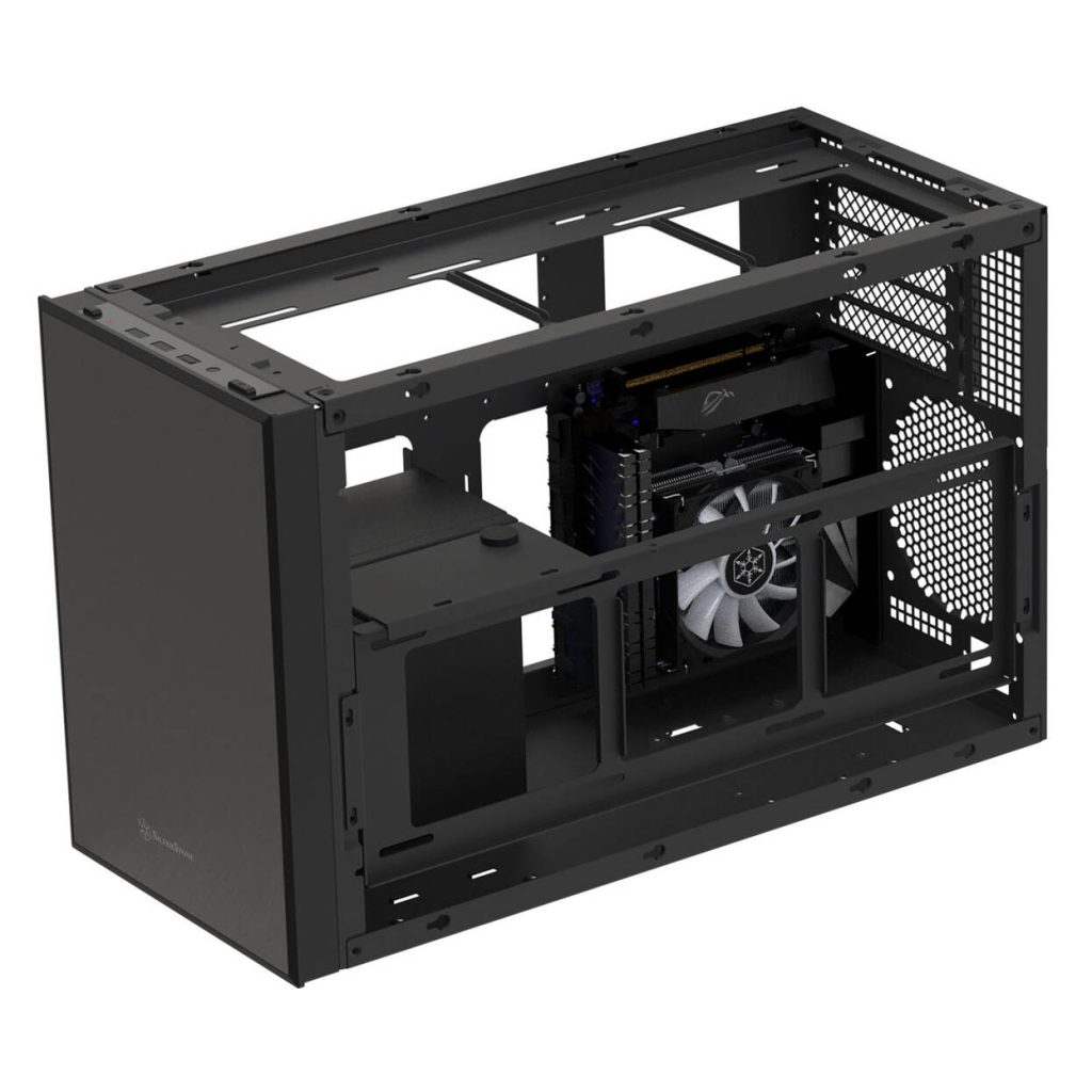SilverStone SST-SG17B Micro-ATX / Mini ITX case - black : image 8