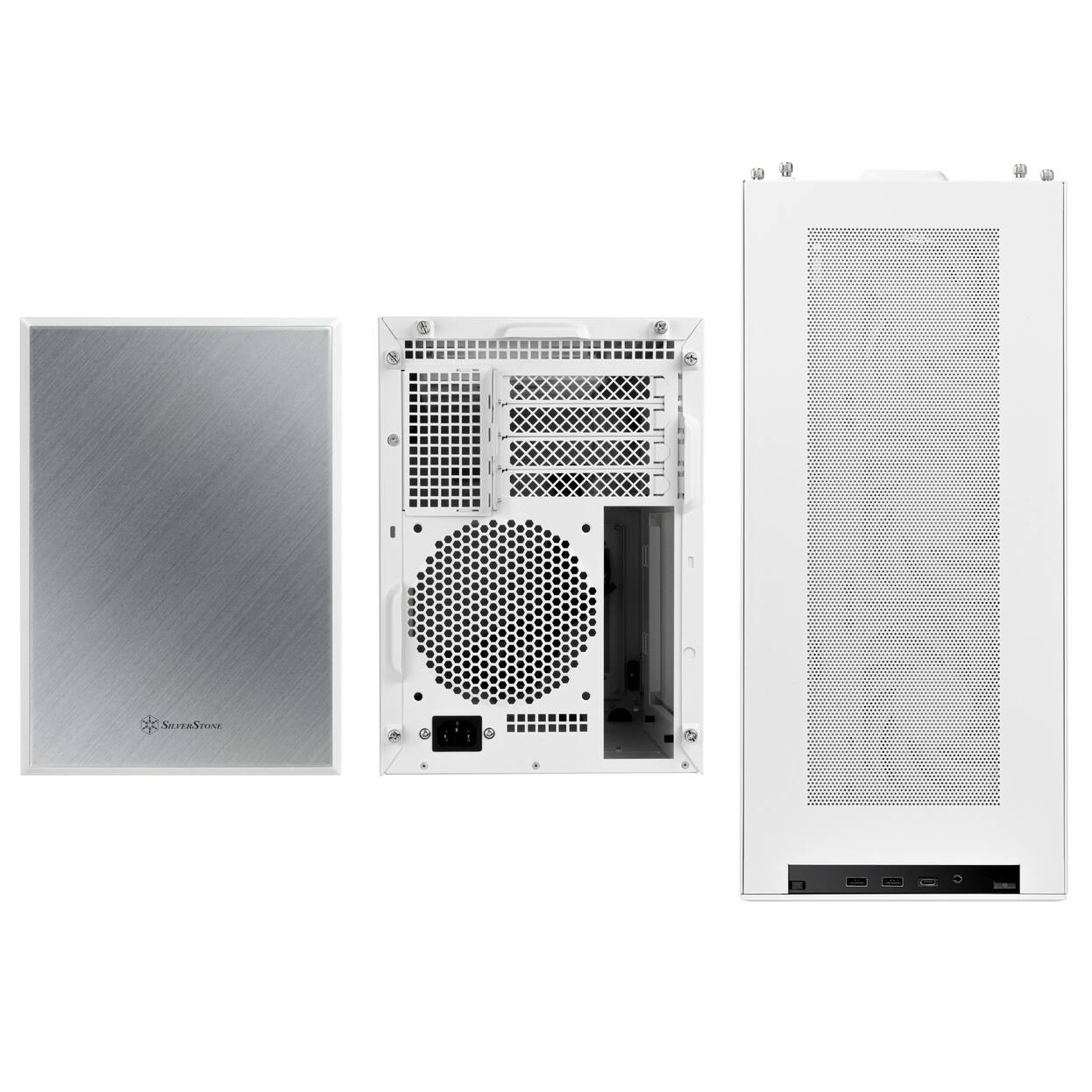 SilverStone SST-SG17W Micro-ATX / Mini ITX Case - white