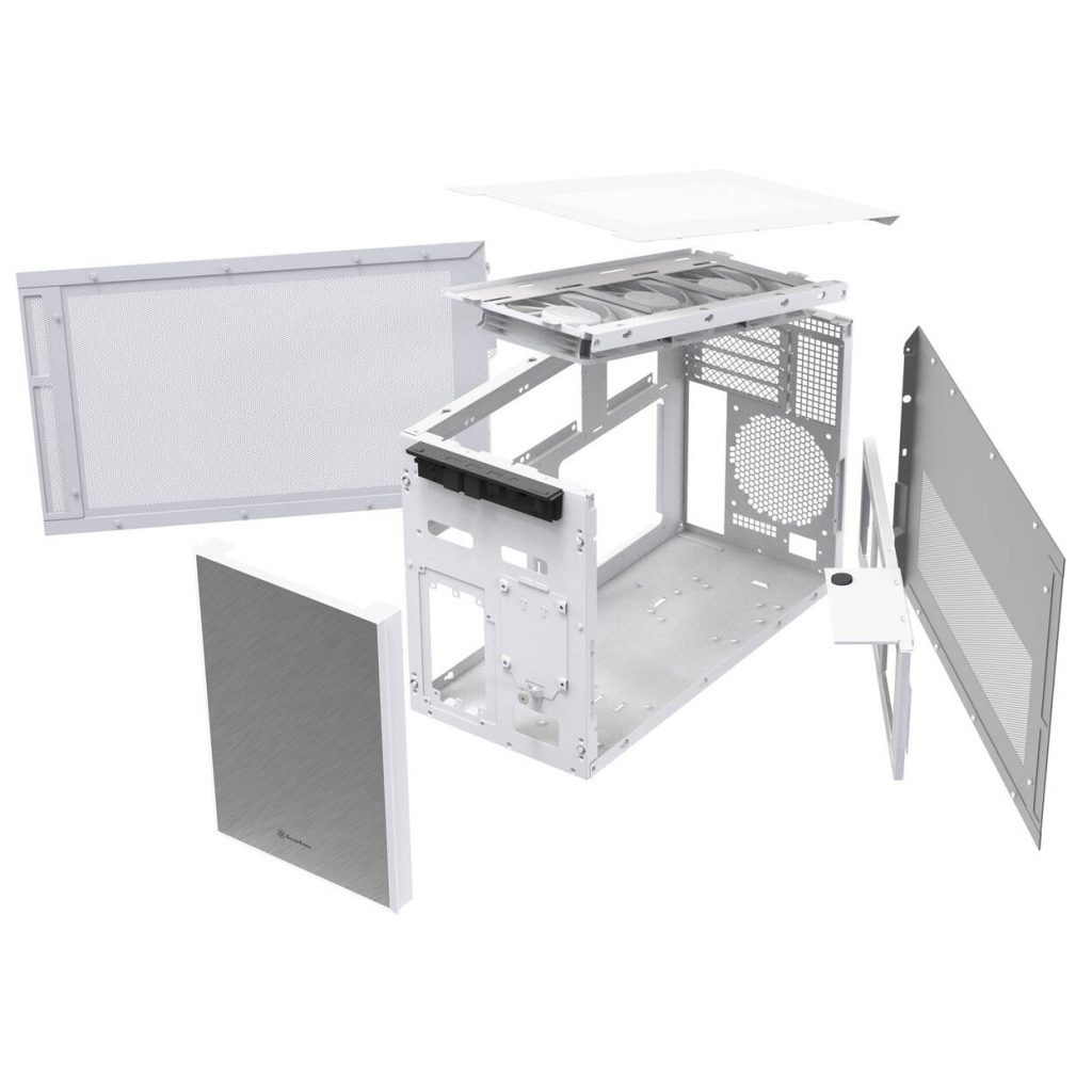 SilverStone SST-SG17W Micro-ATX / Mini ITX Case - white