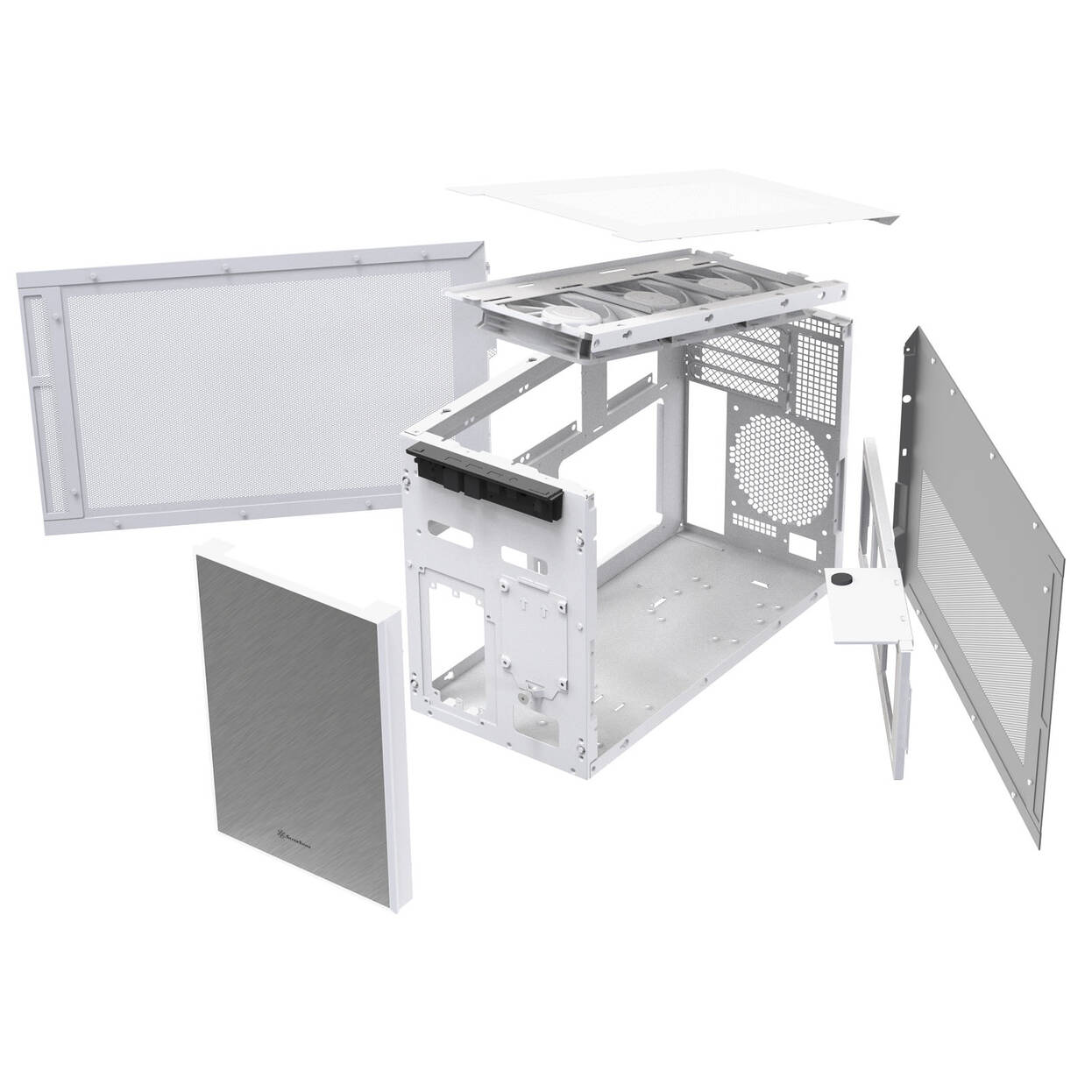 SilverStone SST-SG17W Micro-ATX / Mini ITX Case - white