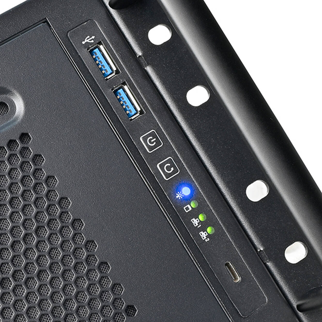SilverStone RM45-360 Rackmount Case, 4U Form Factor - grey
