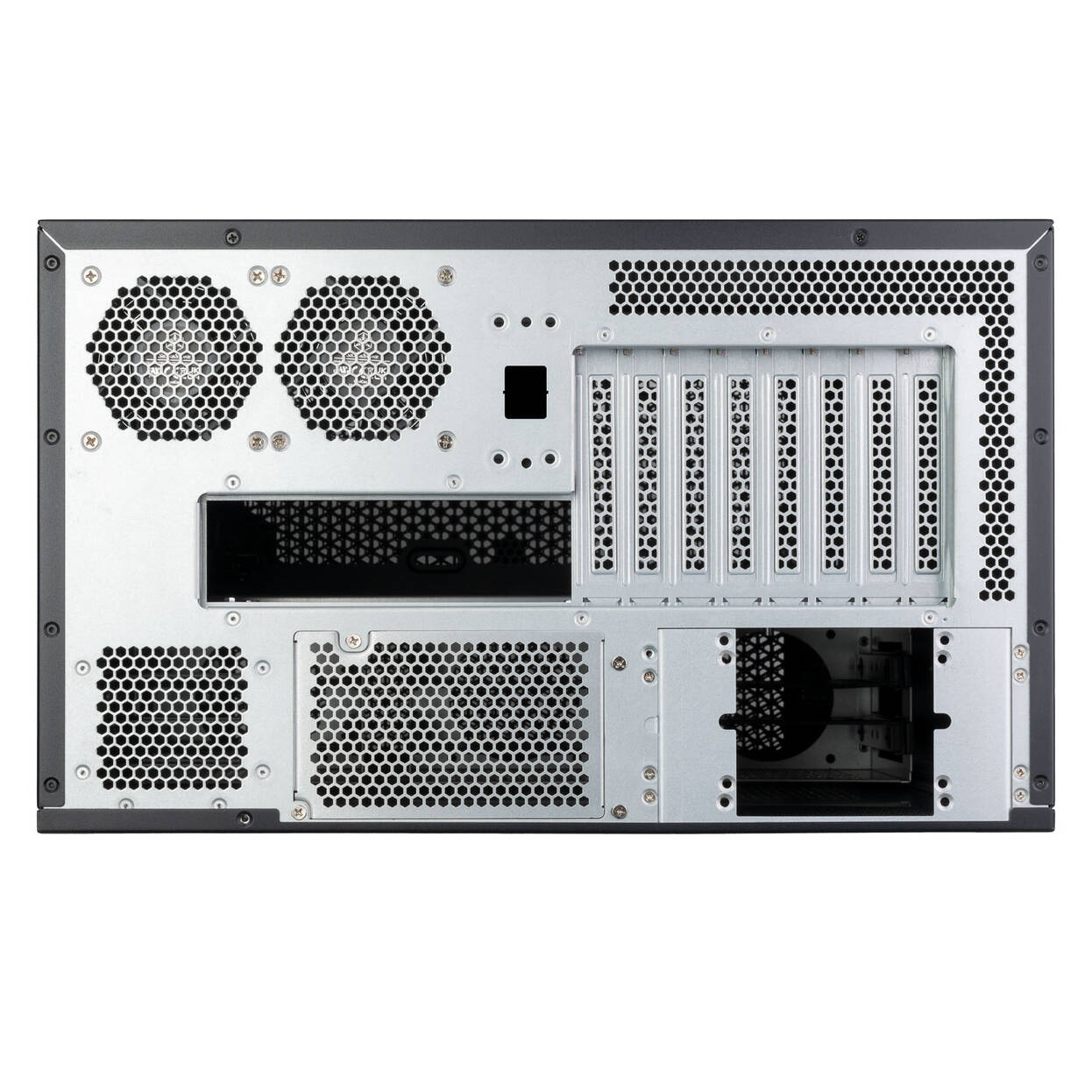 SilverStone RM600 Rackmount Case, E-ATX / SSI-EEB, 6U Form Factor - dark grey