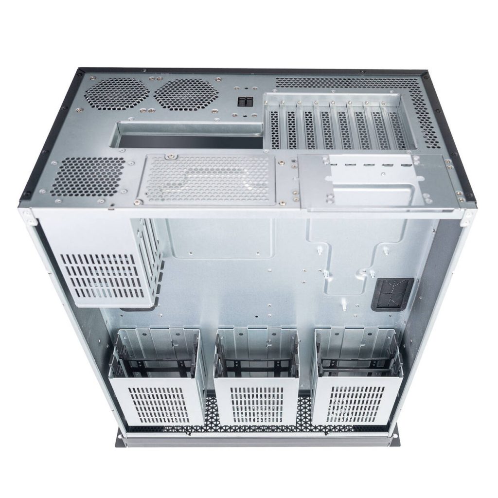 SilverStone RM600 Rackmount Case, E-ATX / SSI-EEB, 6U Form Factor - dark grey