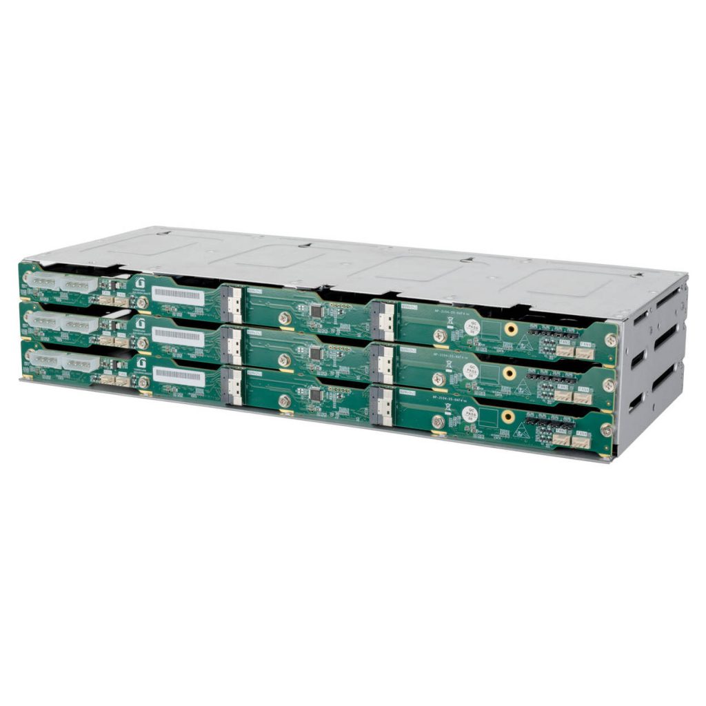 SilverStone RM61-312 Rackmount Case, 12-Bay, 6U - black