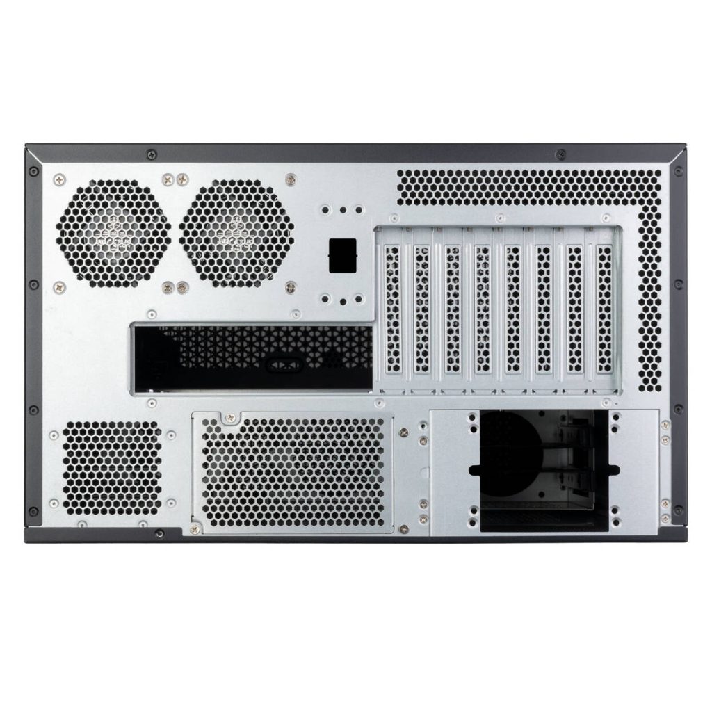 SilverStone RM61-312 Rackmount Case, 12-Bay, 6U - black