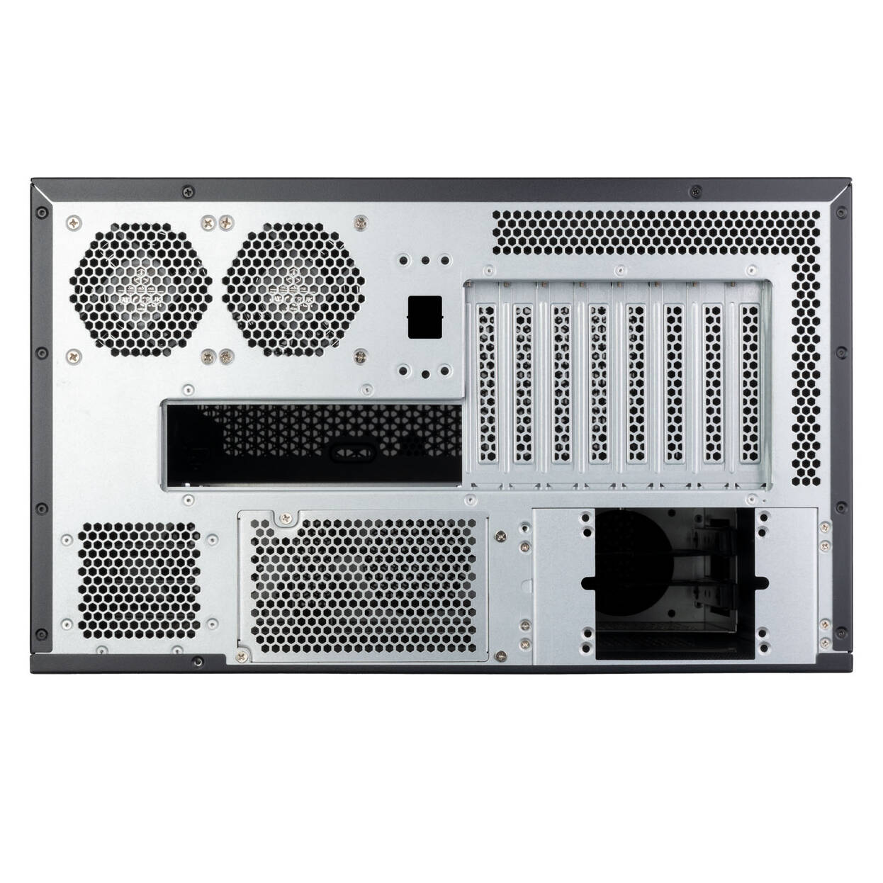 SilverStone RM61-312 Rackmount Case, 12-Bay, 6U - black