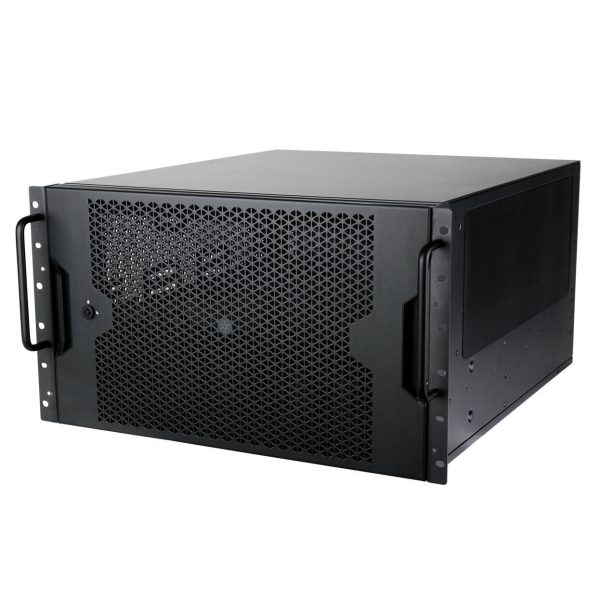 SilverStone RM61-312 Rackmount Case, 12-Bay, 6U – black
