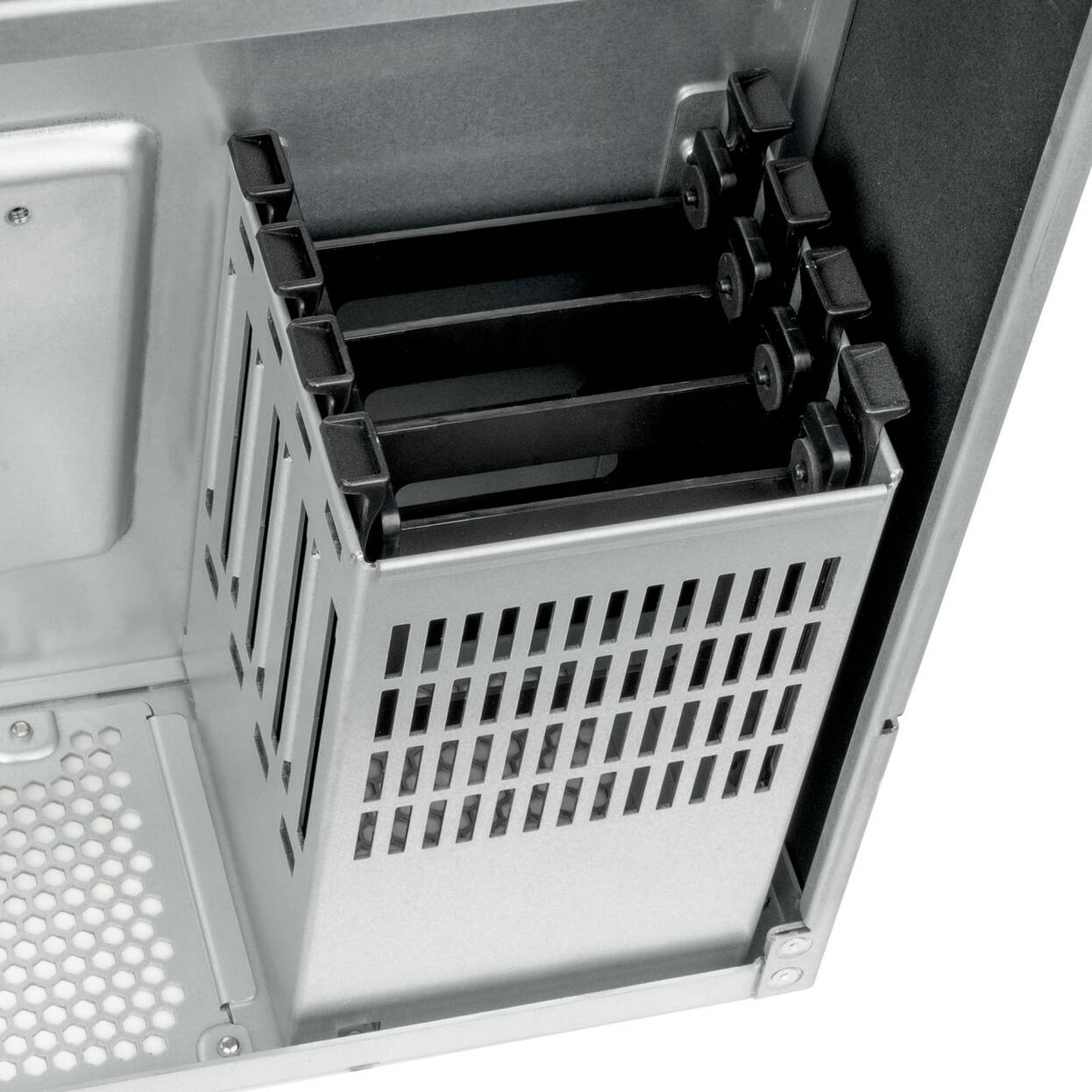 SilverStone RM61-312 Rackmount Case, 12-Bay, 6U - black