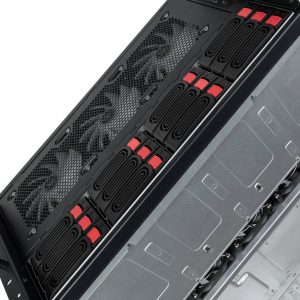 SilverStone RM61-312 Rackmount Case, 12-Bay, 6U - black