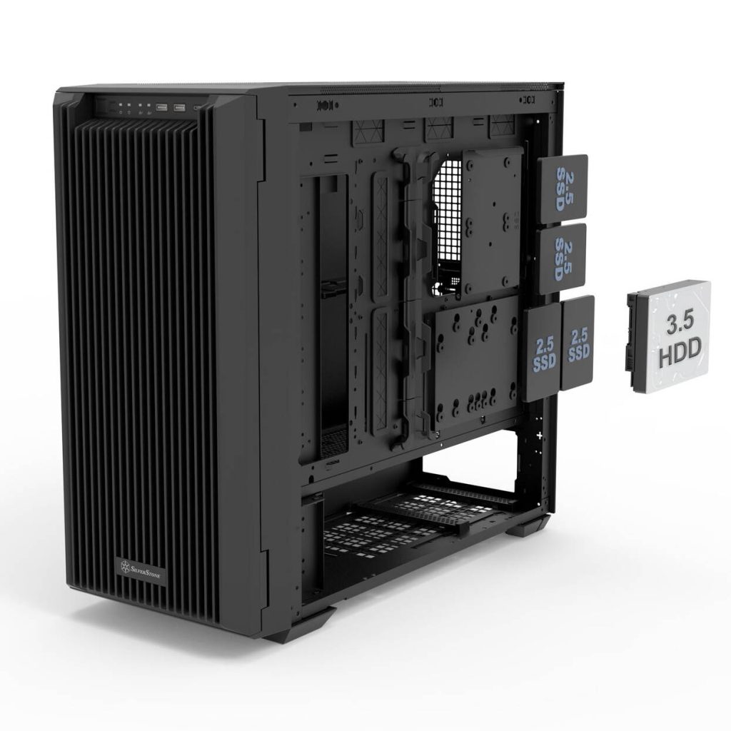 SilverStone CS383 NAS Case, 8-Bay - black