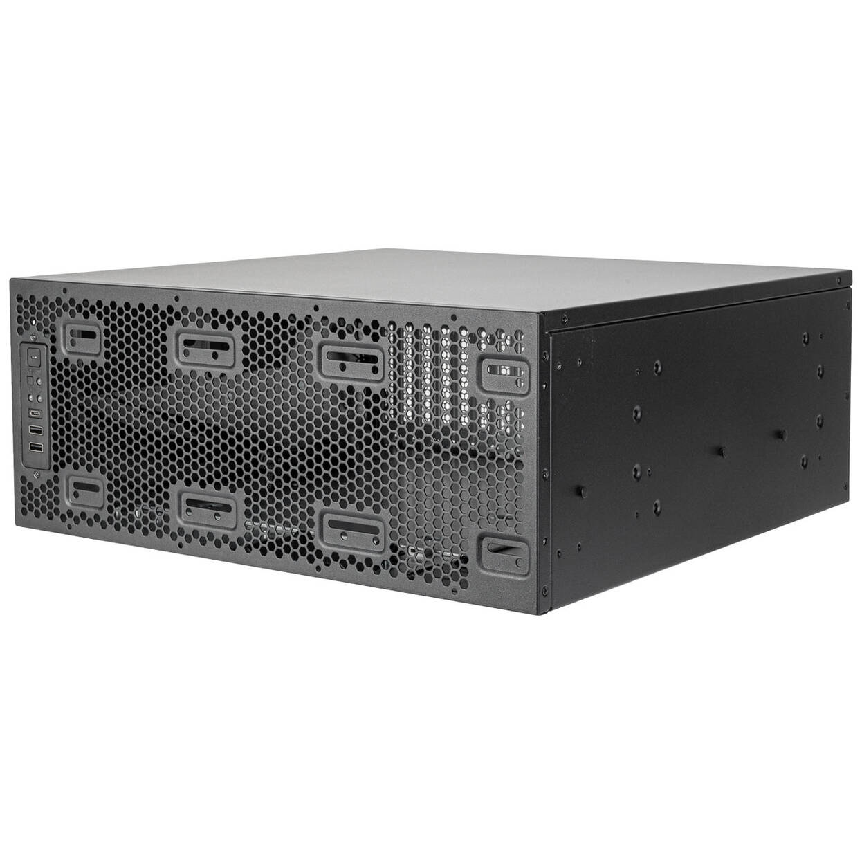 SilverStone RM4A Server Case, 4U Rackmount, SSI-EEB, Mesh - Dark Grey