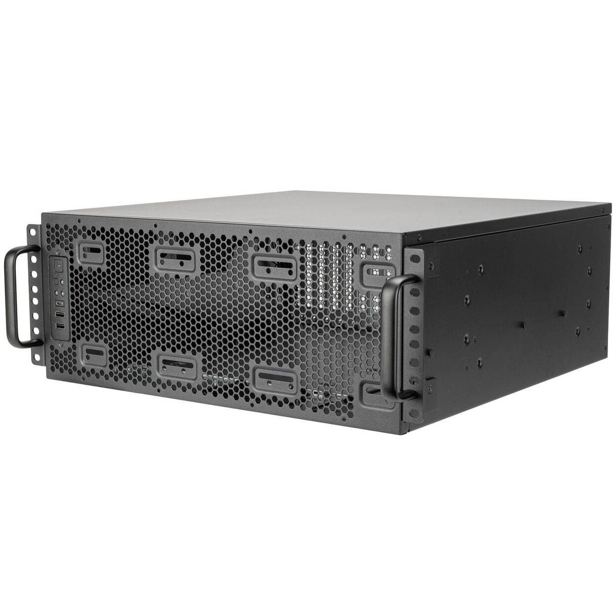 SilverStone RM4A Server Case, 4U Rackmount, SSI-EEB, Mesh - Dark Grey