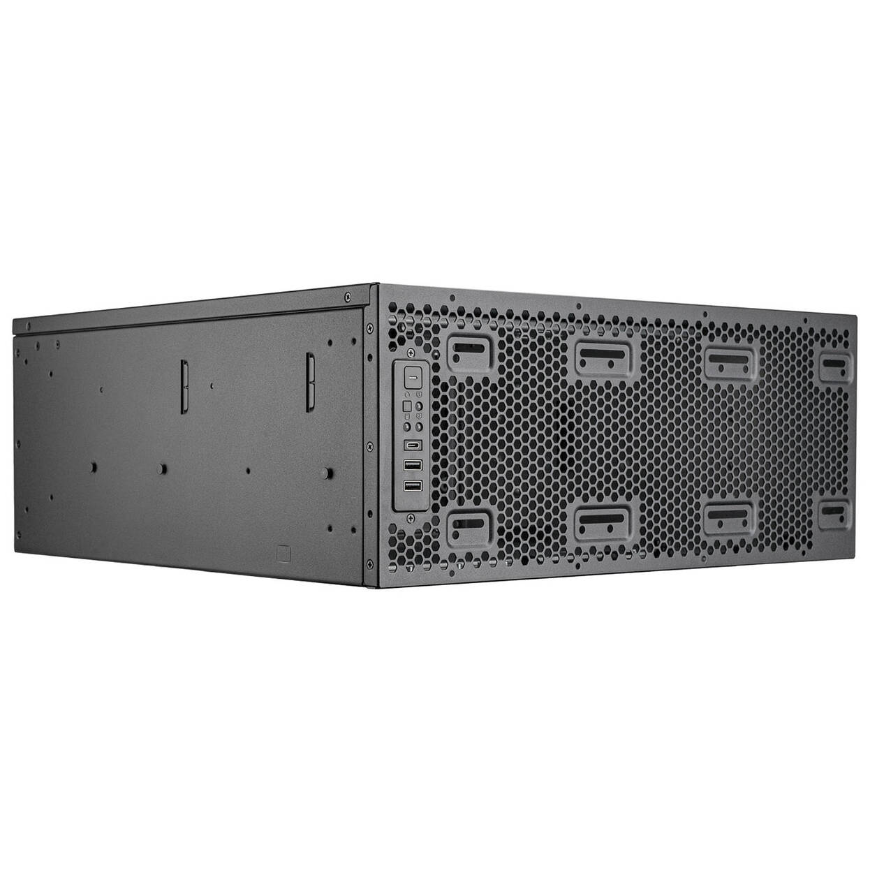 SilverStone RM4A Server Case, 4U Rackmount, SSI-EEB, Mesh - Dark Grey