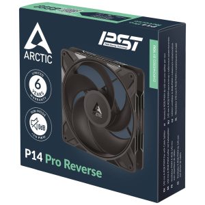 ARCTIC P14 Pro Reverse PWM Fan - 140mm, black