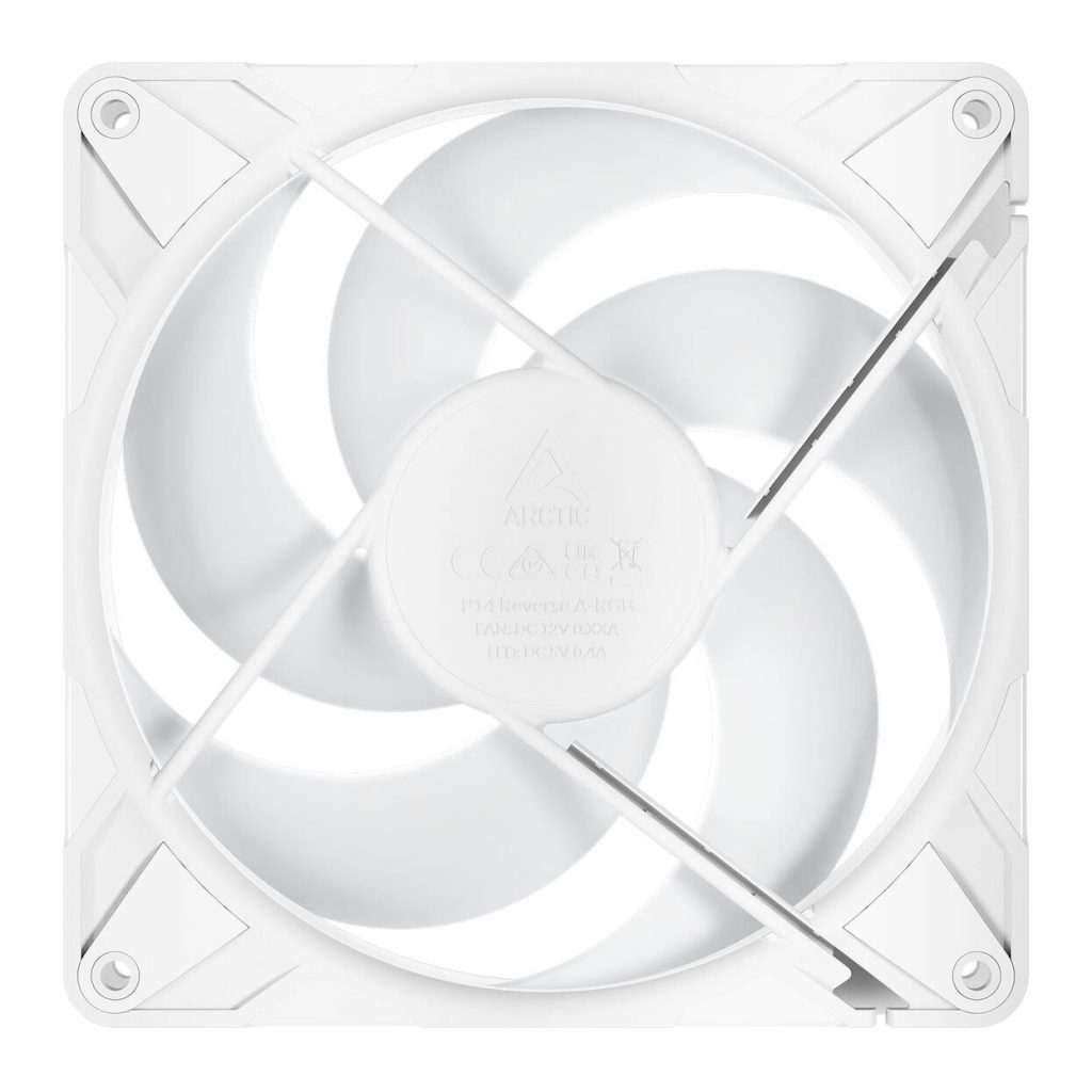 ARCTIC P14 Pro Reverse A-RGB PWM Fan - 140mm, white, pack of 3 : image 7