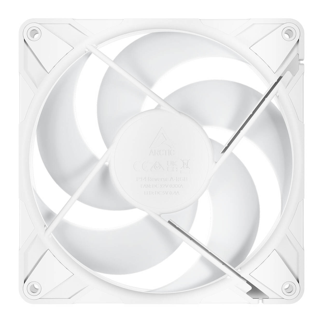 ARCTIC P14 Pro Reverse A-RGB PWM Fan - 140mm, white, pack of 3 : image 7