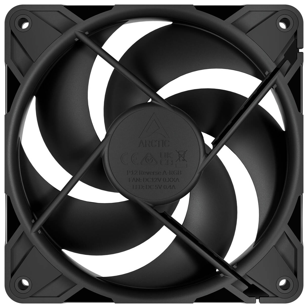 ARCTIC P12 Pro Reverse Fan, PWM - 120mm, black, pack of 3 : image 5