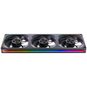 Jonsbo ZA-420BR PWM Fan, Reverse, ARGB - 3x 140mm, black