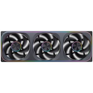 Jonsbo ZA-420BR PWM Fan, Reverse, ARGB - 3x 140mm, black